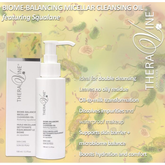 Theravine Retail Biome-Balancing Micellar Cleansing Oil 100ml image 1